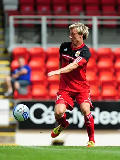 St Johnstone V Bristol City Prints: Martyn Woolford in Action at McDiarmid Park: Pre-Season Friendly between St Johnstone and Bristol City