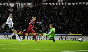 Derby County V Bristol City Prints: Martyn Woolford Scores the Game-Winning Goal: Derby County vs