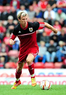 Louis Carey Testimonial Prints: Martyn Woolford's Star Performance in Louis Carey's Testimonial: Bristol City vs