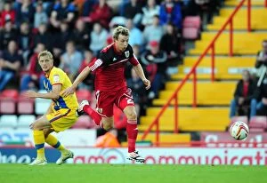 Images Dated 21st August 2012: Martyn Woolford's Thrilling Half-Field Goal: Bristol City vs Crystal Palace, 2012 Championship Match