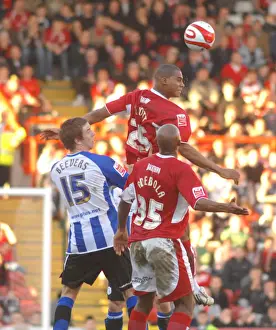 Bristol City V Sheffield Wednesday Prints: Marvin Elliott in Action for Bristol City Against Sheffield Wednesday