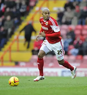 Bristol City V Rotherham United Prints: Marvin Elliott in Action: Bristol City vs Rotherham United, Sky Bet League One