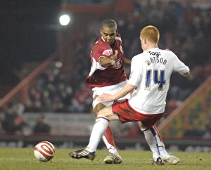 Images Dated 19th February 2008: Marvin Elliott: In Action Against Crystal Palace (Bristol City vs. Crystal Palace)