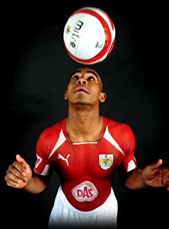 Images Dated 27th March 2009: Marvin Elliott: A Beacon of Determination - Portrait from Bristol City's 08-09 Season