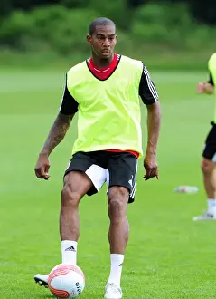 Marvin Elliott: Bracing for Action – Focused during Bristol City's Pre-season Training