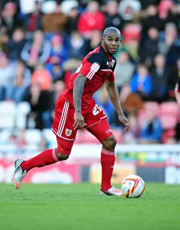 Bristol City V Charlton Prints: Marvin Elliott of Bristol City in Action Against Charlton Athletic