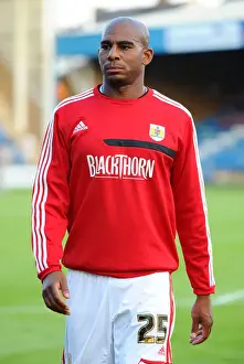 Marvin Elliott of Bristol City in Action against Gillingham at Priestfield Stadium, 2013