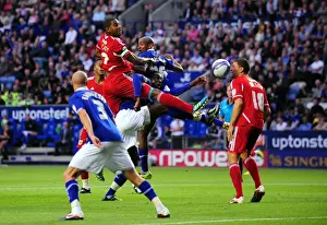 Leicester City V Bristol City Prints: Marvin Elliott of Bristol City Chases Goal Against Leicester City - Championship Match