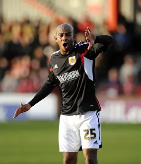 Tamworth V Bristol City Prints: Marvin Elliott Gives Instructions during FA Cup Match vs Tamworth