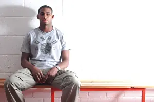 Marvin Elliott Prints: Marvin Elliott: Intense Focus in Bristol City Football Club Uniform