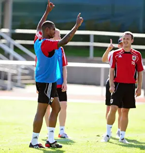 Marvin Elliott: Intense Focus in Training with Bristol City FC