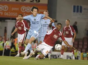 Bristol City V Manchester City Prints: Marvin Elliott Shines: A Standout Performance Against Manchester City (Bristol City vs)