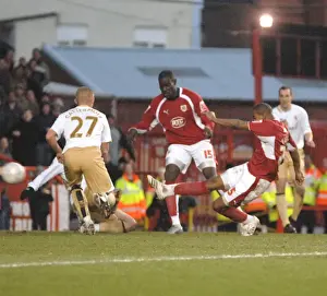 Bristol City V Middlesbrough Prints: Marvin Elliott: Thrilling Moment at Bristol City vs Middlesbrough