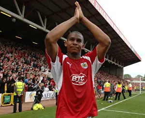 Bristol City V Preston North End Prints: Marvin Elliott: Thrilling Moment at Bristol City vs Preston North End