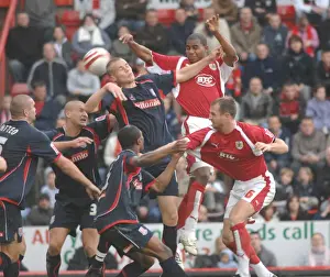 Bristol City V Stoke City Prints: Marvin Elliott: Thrilling Moment at Bristol City vs Stoke City