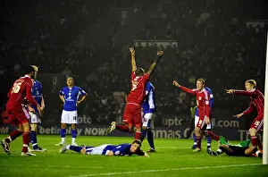 Leicester City V Bristol City Prints: Marvin Elliott's Dramatic Equalizer: Leicester City vs