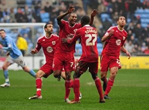 Images Dated 5th March 2011: Marvin Elliott's Four-Goal Blitz: Coventry City vs. Bristol City, 05/03/2011