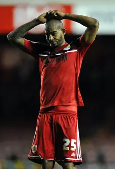 Framed Print : Marvin Elliott's Frustration on Final Whistle: Bristol City vs Blackpool, Championship Football, 2012 Framed Print : Marvin Elliott's Frustration on Final Whistle: Bristol City vs Blackpool, Championship Football, 2012
