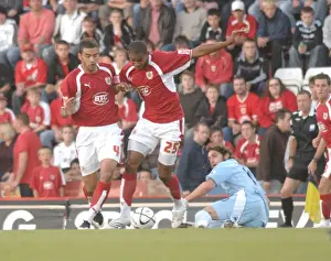 Bristol City V Manchester City Prints: Marvin Elliott's Star Performance: Bristol City vs. Manchester City