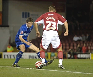 Images Dated 5th December 2007: Marvin Elliott's Thrilling Goal: Bristol City vs Ipswich Town