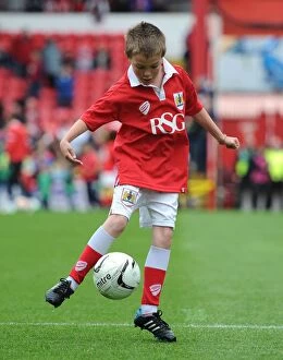 Images Dated 3rd May 2015: Mascot at Ashton Gate: Bristol City vs Walsall, Sky Bet League One Match, May 3, 2015