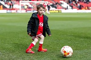 Mascots of Bristol City and Cardiff City Warm Up Ahead of Championship Clash at Ashton Gate Stadium