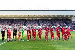 Mascots Clash: Bristol City vs. Cardiff City, Sky Bet Championship Football Match at Ashton Gate Stadium