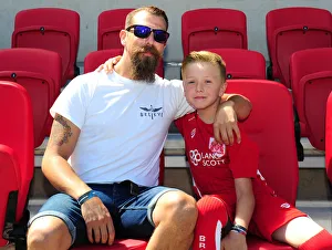 Bristol City V Wigan Athletic Prints: Mascots on the Dugout: Bristol City vs. Wigan Athletic, Ashton Gate, 2016