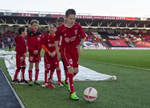 Mascot's Excited Anticipation at Ashton Gate: Bristol City vs Reading, 2017