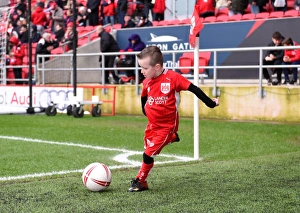 Mascot's Excitement: Bristol City vs. Burton Albion, Sky Bet Championship Clash at Ashton Gate - 4 March 2017