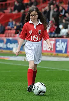 Bristol City V Barnsley Prints: Mascots Face Off: Bristol City vs Barnsley at Ashton Gate for Sky Bet League One Clash on March 28