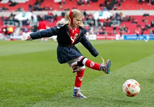 Bluebirds Prints: Mascots Gear Up for Championship Showdown: Bristol City vs. Cardiff City