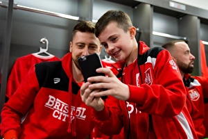 Mascots Invade Bristol City Dressing Room Before Match