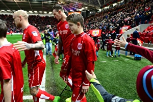 Mascots Leading the Charge: Bristol City vs. Norwich City, March 7, 2017 - Ashton Gate