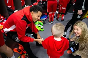 Mascots and Players Unite in the Dressing Room: Bristol City vs Burton Albion, Sky Bet EFL Championship (04/03/2017)