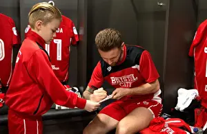 Mascots and Players Unite: A Glimpse into the Bristol City Dressing Room - Bristol City vs