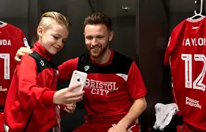 Mascots and Players Unite: A Peek into the Bristol City Dressing Room - 2017 (Bristol City vs. Norwich City)