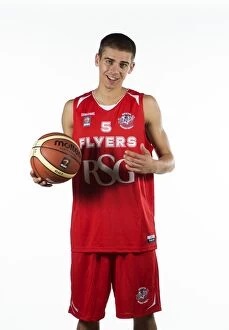 Profiles Collection: Mathias Seilund in Action: Basketball Star at SGS Wise Campus for Bristol Academy Flyers
