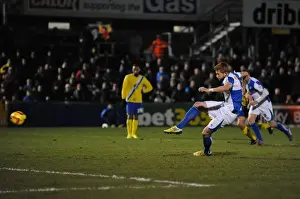 Matt Harrold Scores Penalty for Bristol Rovers Against AFC Wimbledon
