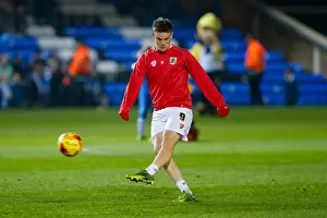 Peterborough V Bristol City Prints: Matt Smith of Bristol City Warms Up Ahead of Peterborough United Clash