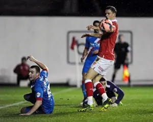 Matt Smith Fails to Connect with Mark Little's Cross - FA Cup Third Round Replay: Bristol City vs Doncaster Rovers