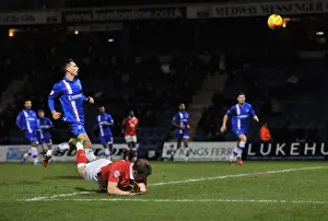 Gillingham V Bristol City - JPT Prints: Matt Smith Scores Brace: Bristol City's Johnstone's Paint Trophy Victory Over Gillingham