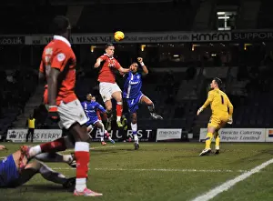 Gillingham V Bristol City - JPT Prints: Matt Smith Scores Equalizer for Bristol City against Gillingham in Johnstone's Paint Trophy Area Final