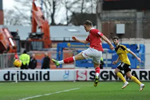 Bristol City V Sheffield United Prints: Matt Smith Scores Game-Winning Goal for Bristol City Against Sheffield United - February 14