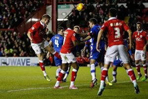 Images Dated 29th January 2015: Matt Smith Scores the Opener: 1-0 for Bristol City in Johnstones Paint Trophy Final Leg