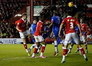 Bristol City V Gillingham JPT Prints: Matt Smith Scores the Opener: Bristol City Leads 1-0 in Johnstones Paint Trophy Final Against Gillingham