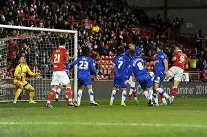 Bristol City V Gillingham JPT Prints: Matt Smith Scores the Opener: Bristol City vs Gillingham