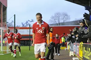 Matt Smith's Euphoric Goal Celebration: Bristol City's Victory Over Yeovil Town, Sky Bet League One
