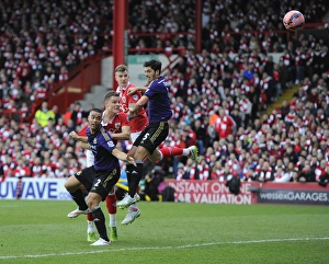 Bristol City V West Ham Prints: Matt Smith's Header Thwarted: Bristol City vs. West Ham United, FA Cup Fourth Round