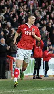 Bristol City V Sheffield United Prints: Matt Smith's Thrilling Goal: Bristol City's Triumph over Sheffield United, 2015